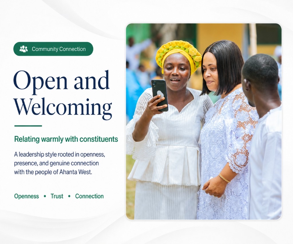 Open and welcoming — connecting with constituents