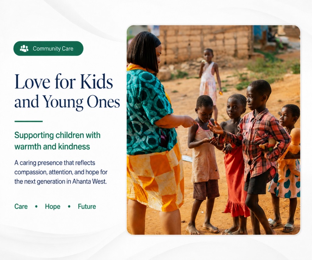 Love for kids and young ones in Ahanta West